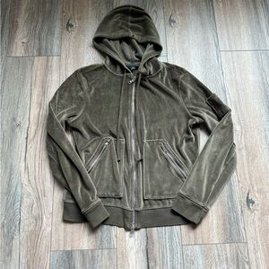 Banana Republic Men's Zip-Up Sweater in Olive